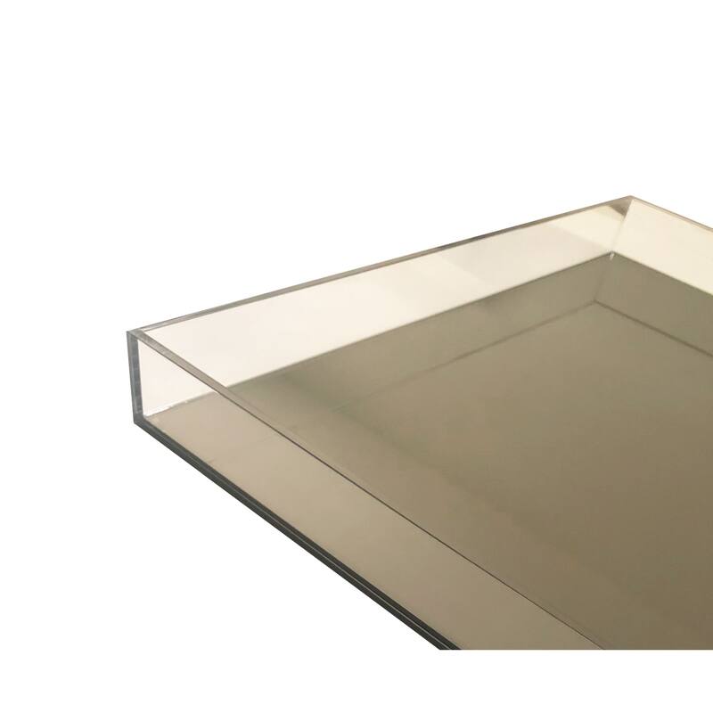 Black Square Tray - Smoke Black - 9x9x1.25