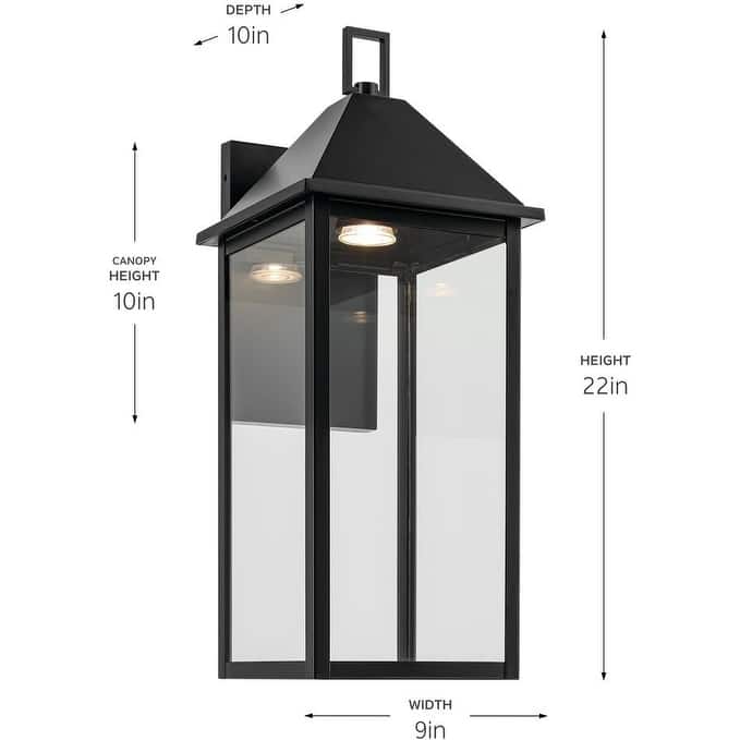 Kichler 59159DS Prin 22" Tall Outdoor Wall Sconce