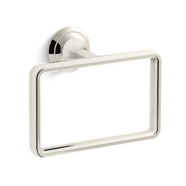 Kallista Script Rectangular Towel Ring