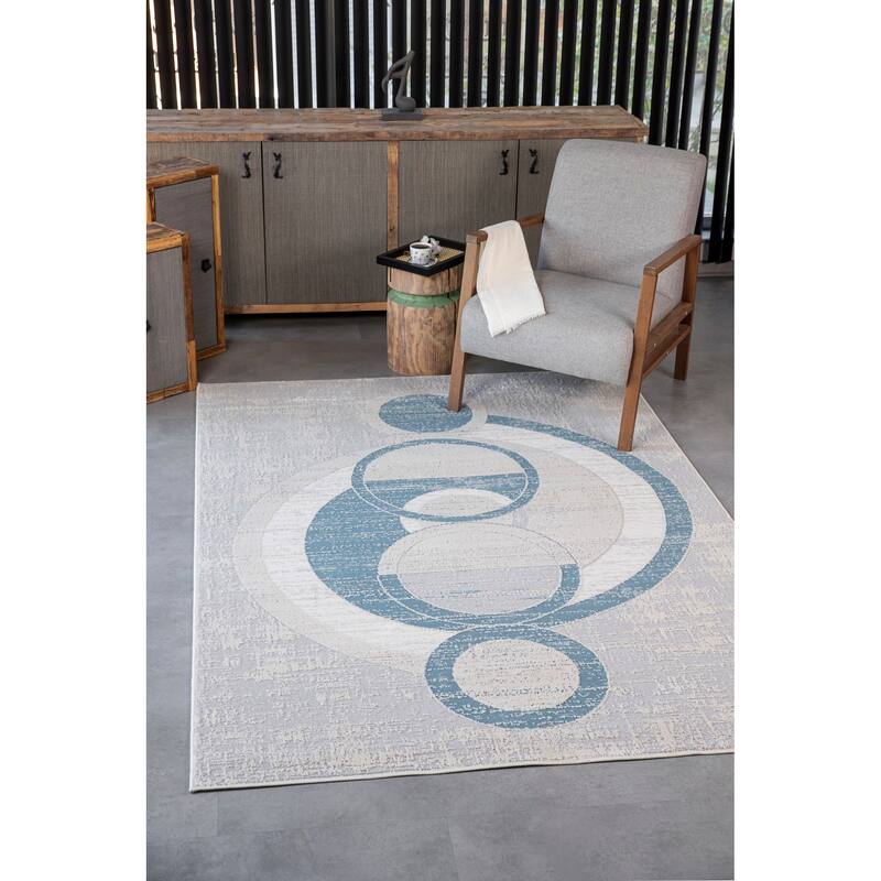 Cairo Collection Transitional Geometric Area Rug