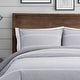 preview thumbnail 10 of 10, Brooklyn Loom Niari Yarn Dye Stripe 3 Piece Duvet Cover Set