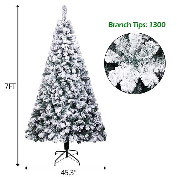 Flocked Artificial Christmas Tree Bed Bath & Beyond 31990659
