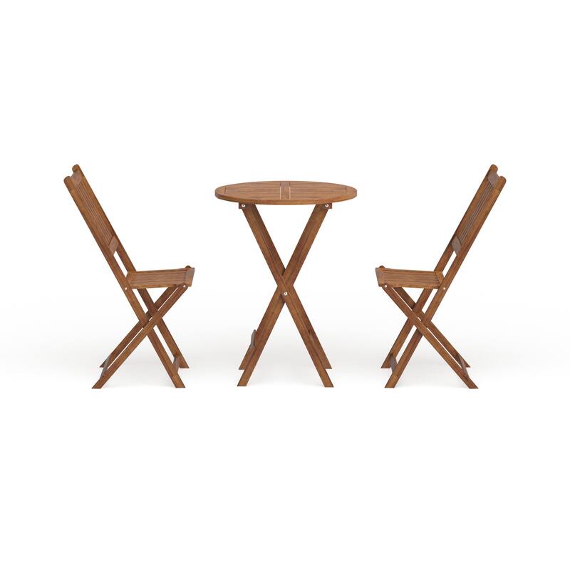 Silverton Acacia Hardwood Outdoor Bistro Set by Havenside Home