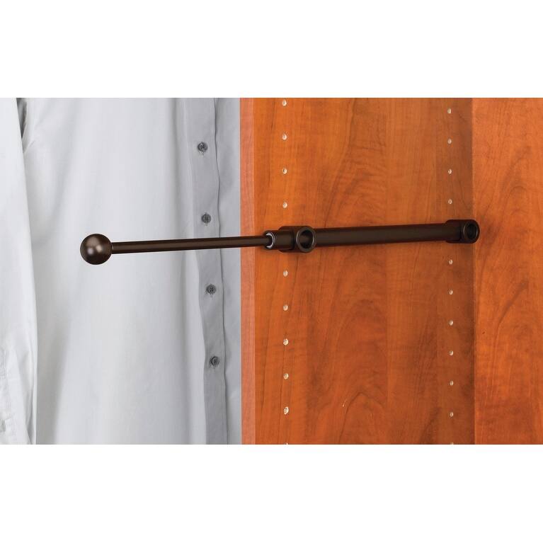 Rev-A-Shelf CVR Series 12 Inch Pull Out Designer Closet Valet Rod