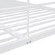 preview thumbnail 20 of 28, Full XL Over Queen Bunk Bed, Streamlined Iron Frame Platform Bed with Gridded Guardrails, Ladder, Split into 2 Individual Beds
