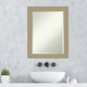 preview thumbnail 7 of 36, Beveled Bathroom Wall Mirror - Mosaic Gold Frame