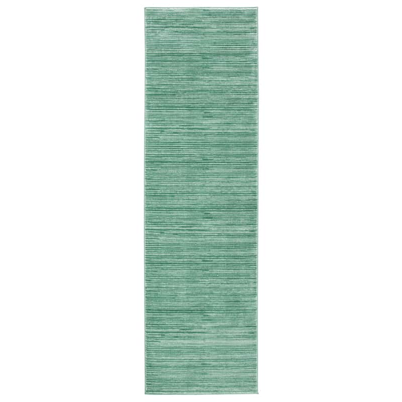 SAFAVIEH Vision Sunanda Modern Ombre Tonal Rug - 2'2" x 12' Runner - Light Green