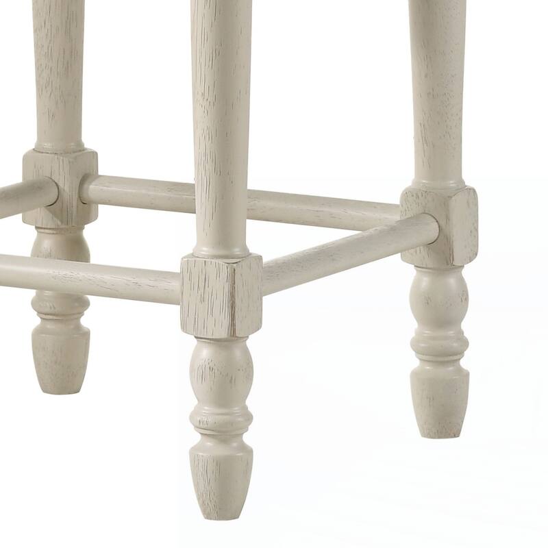 Tan Fabric Counter Height Stool (Set of 2)