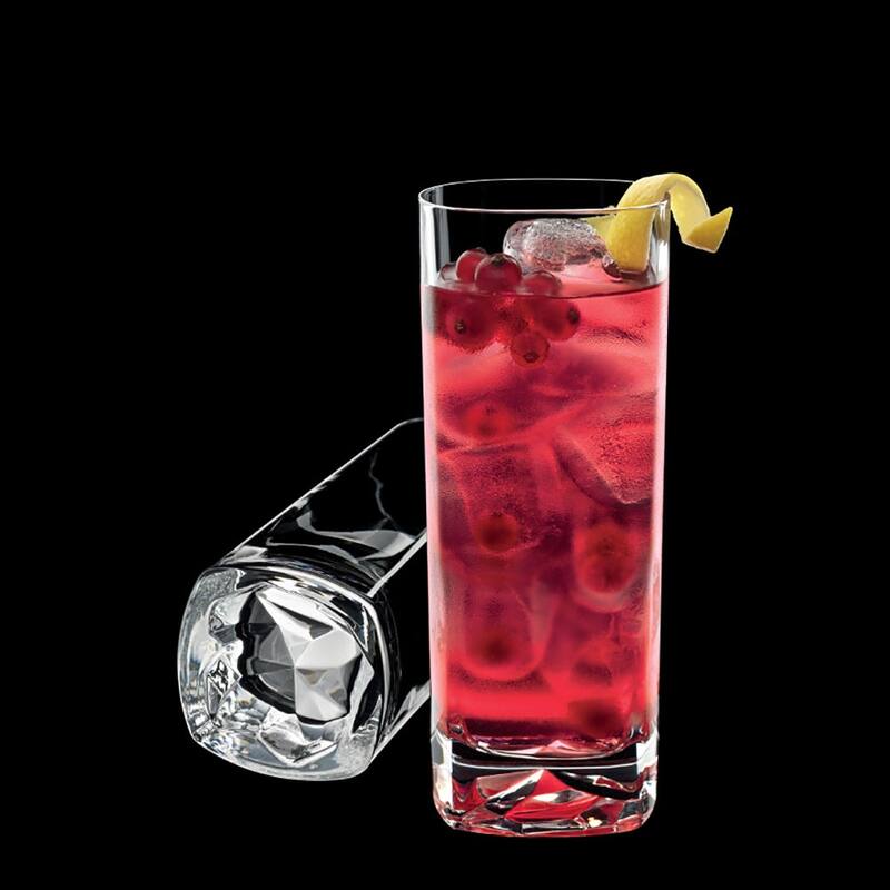 Luigi Bormioli Set of 4 On The Rocks Beverage Drinking Glasses - 15 oz.