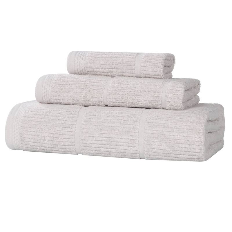 Superior Milo Smart Twist Viscose Cotton Blend 3 Piece Towel Set
