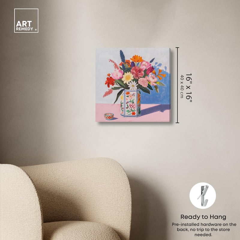 Spring's Riot Canvas by Art Remedy, Gallery Wrapped