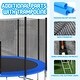 preview thumbnail 5 of 7, Trampoline Outside Safety Net With Basketaball Hoop