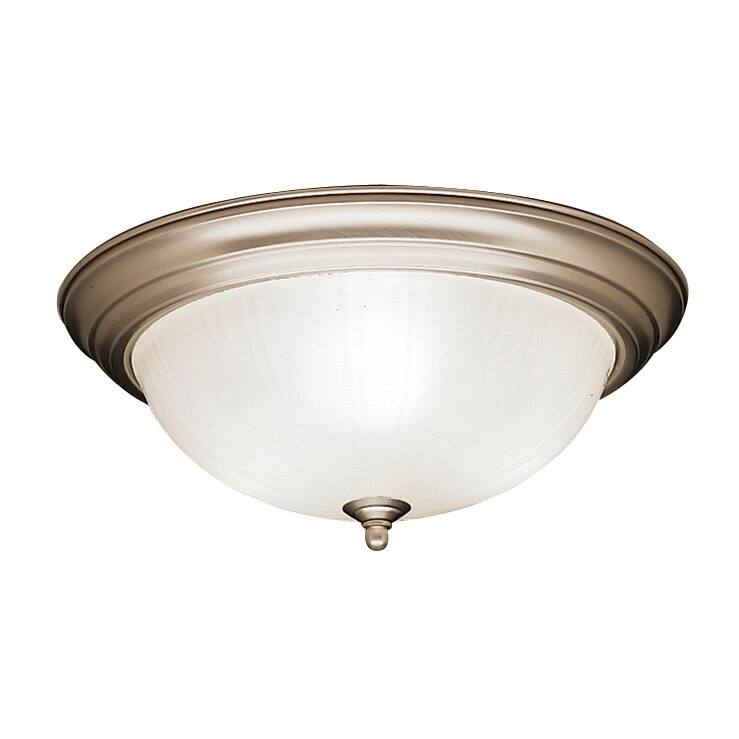 Kichler Hastings 3 Light 15" Wide Flush Mount Ceiling Fixture - Brushed Nickel