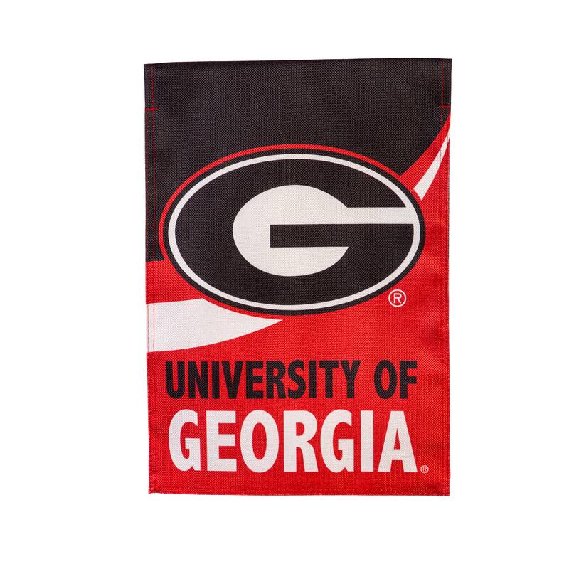 University of Georgia Burlap Flag Garden Size