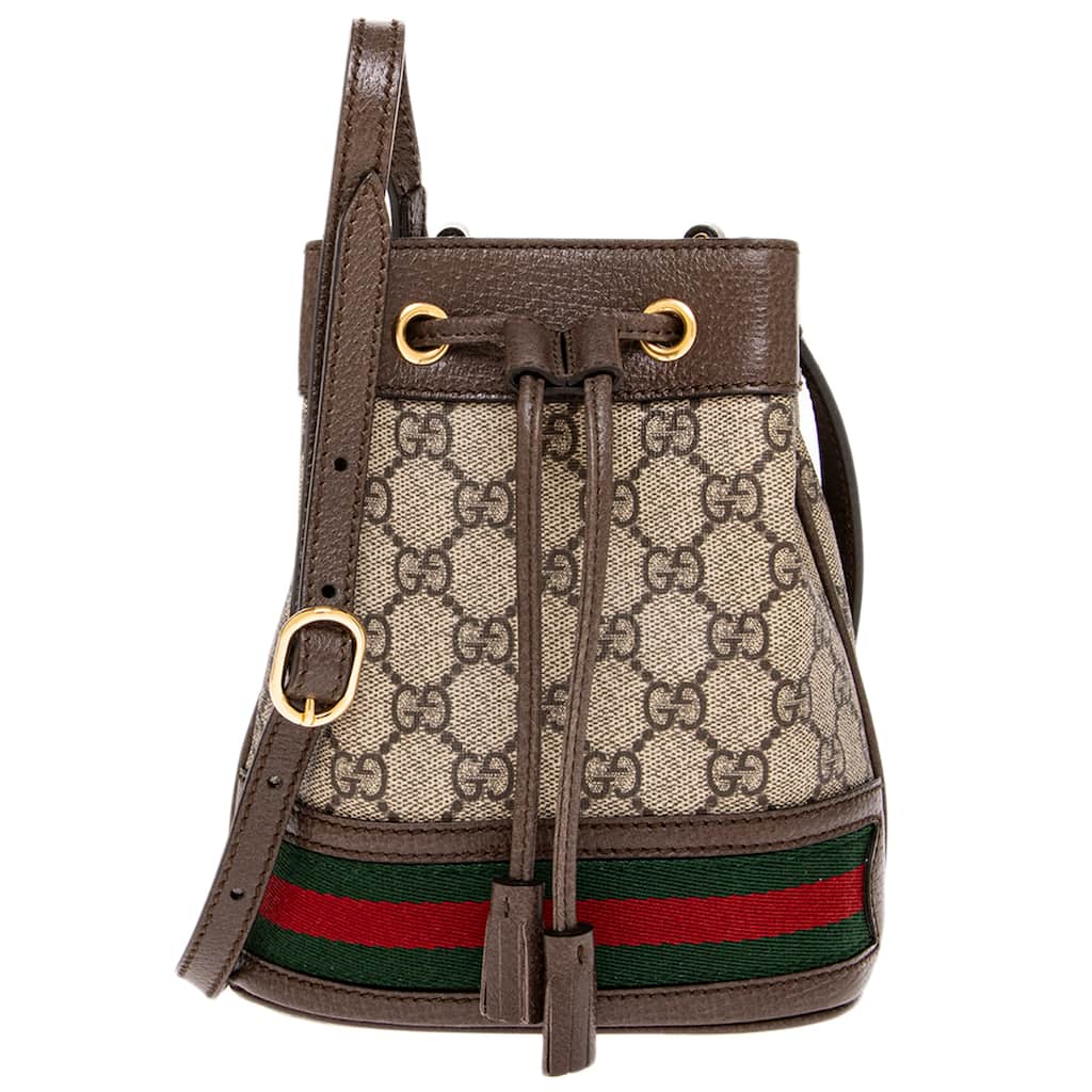 Gucci GG Supreme Ophidia Bucket Bag