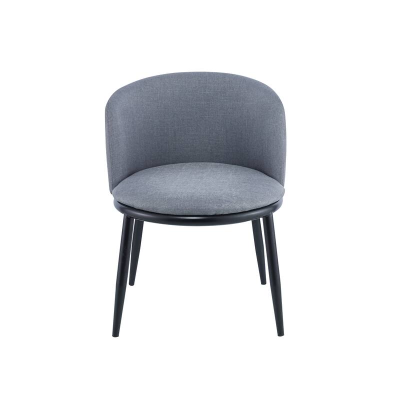 Porthos Home Danyl Fabric Dining Chairs with Iron Legs, Set of 2