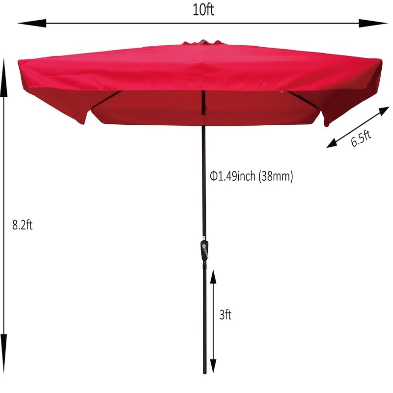 3ft patio umbrella Stella 9ft Solar with Tilt Adjustment and LED Lights  Kinger Home and durable ribs provide superior strength and stability against the elements 10' Square Ultra Cantilever Umbrella