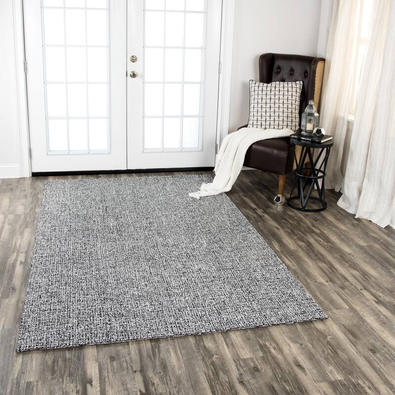 Alora Decor London Hand-tufted Tweed Wool Rug