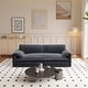 preview thumbnail 60 of 82, 66" Queen Pull Out Sofa Bed, 3-in-1 Convertible Sleeper Sofa with Side Storage Grey