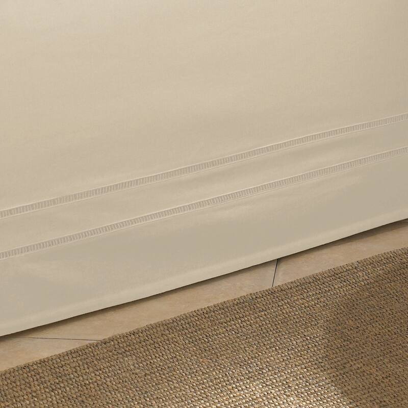 Linenweave Hemstitch 15 Inch Bed Skirt