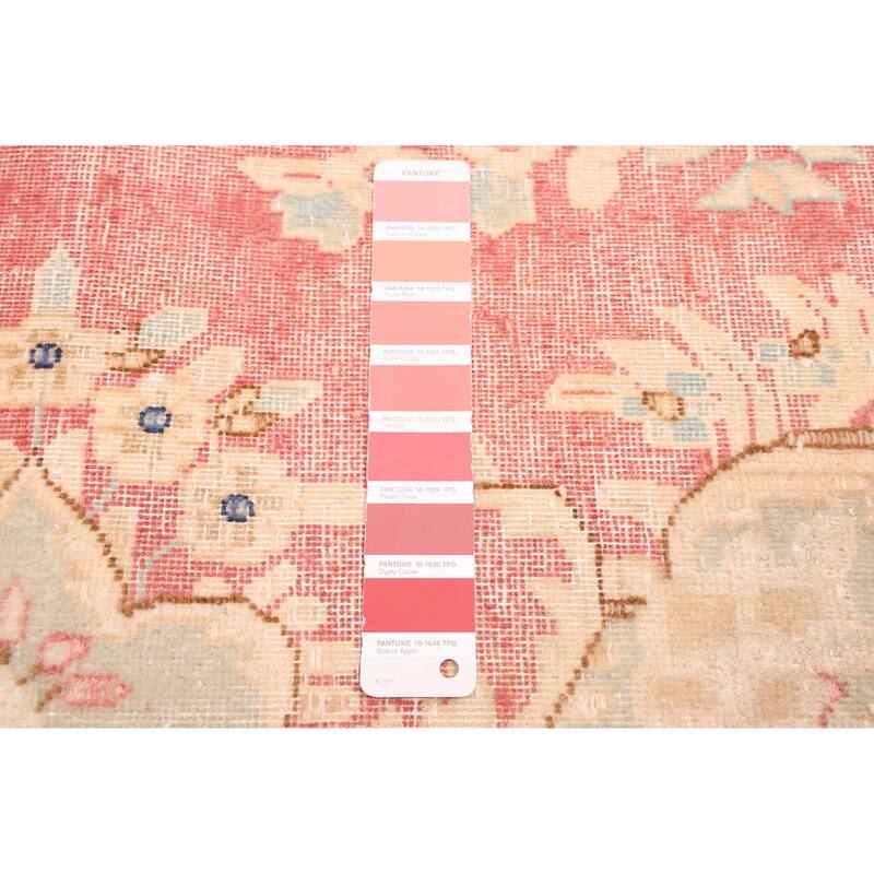 ECARPETGALLERY Hand-knotted Antalya Vintage Red Wool Rug - 9'5 x 13'9