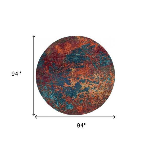5' X 7' Atlantic Abstract Non Skid Area Rug 5' X 7' Atlantic Abstract Non Skid Area Rug