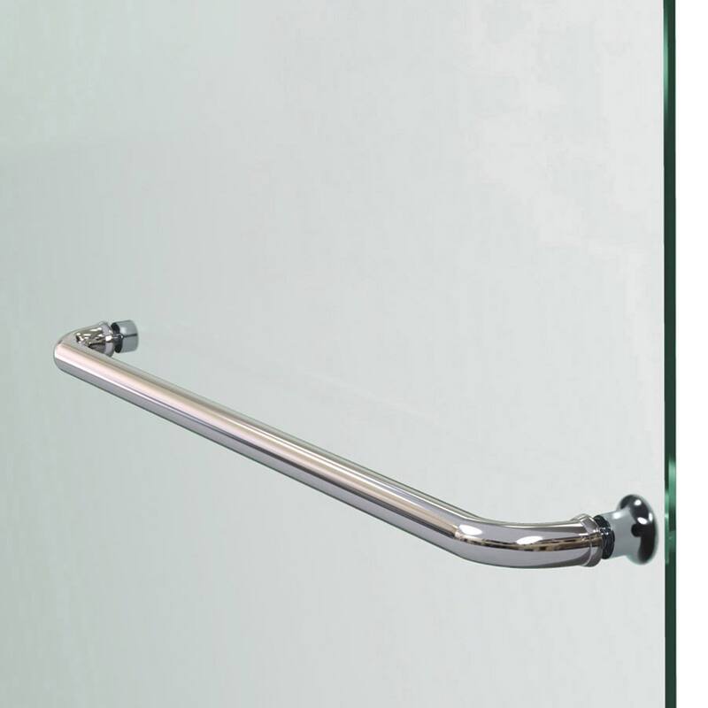 DreamLine Aqua Ultra 48 in. W x 58 in. H Frameless Hinged Tub Door - 48" W - 48" W