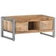 preview thumbnail 10 of 10, vidaXL Coffee Table 37.4"x19.7"x15.7" Rough Mango Wood