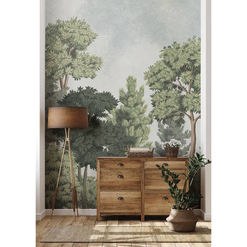 Delamere Green Wall Mural