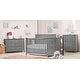 preview thumbnail 1 of 2, Sorelle Furniture Berkley Crib & Changer Panel Crib Weathered Gray