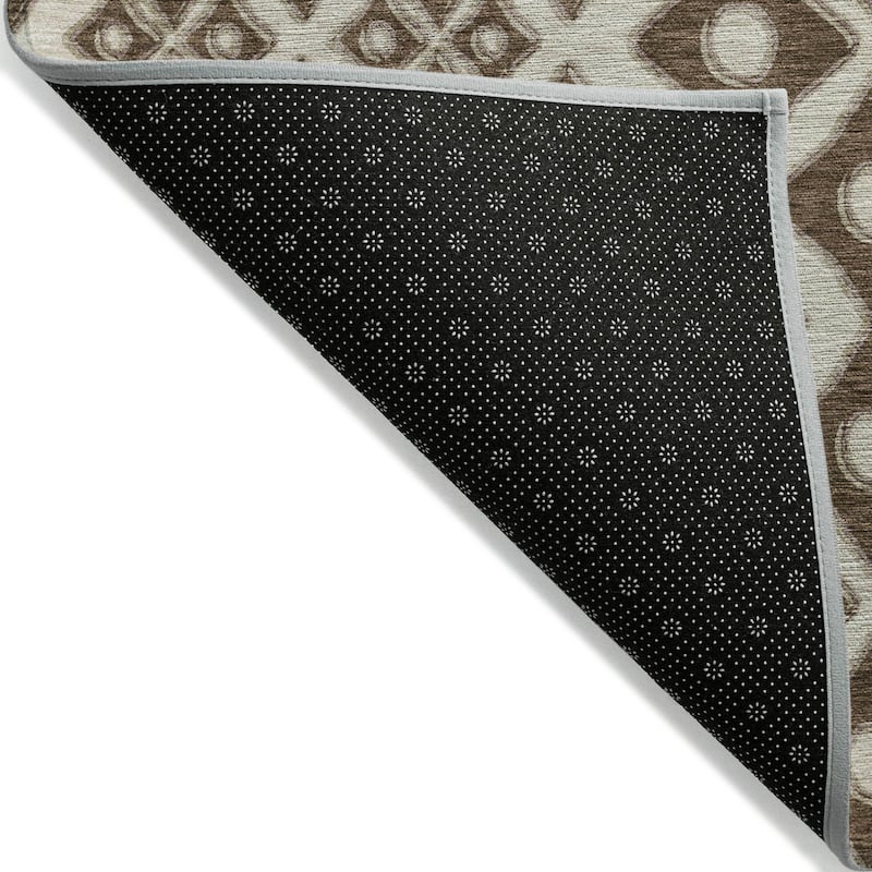 Machine Washable Indoor/ Outdoor Chantille Diamond Rug