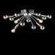 preview thumbnail 4 of 5, Orbit 20" 7-Light Metal LED Flush Mount, Chrome by JONATHAN Y