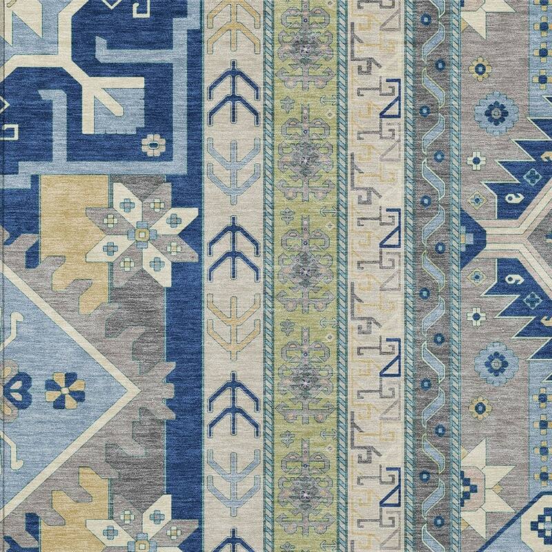 HomeRoots Aztec Transitional Rectangle Outdoor Rug