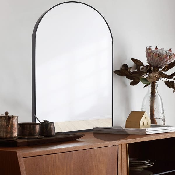 black dresser mirror cheap Allan - Mirror