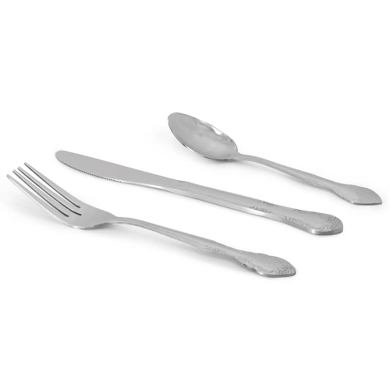 3 Piece Stainless Steel Flatware Set