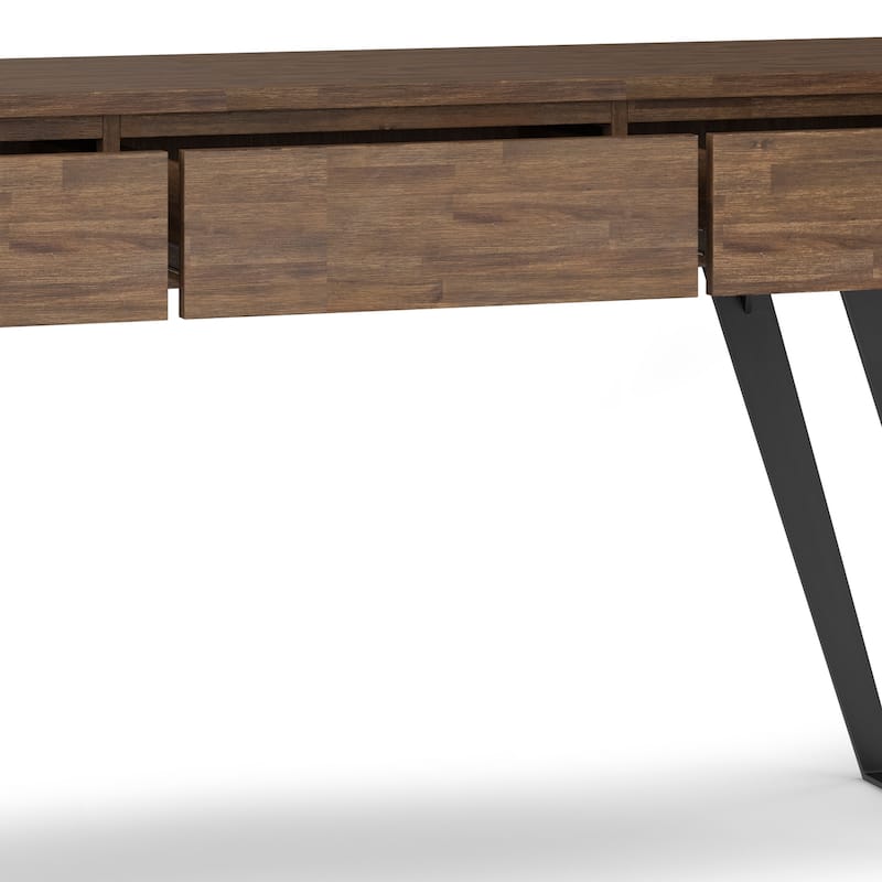 WYNDENHALL Mitchell 60 inch Wide Modern Industrial Console Sofa Table - 60 W x 16 D x 30 H