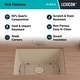 preview thumbnail 5 of 6, Lexicon Undermount Quartz 23 Inch Single Bowl Kitchen Sink Kit
