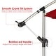 preview thumbnail 18 of 27, Gymax 10FT Patio Offset Hanging Umbrella Cantilever Umbrella w/ Tilt