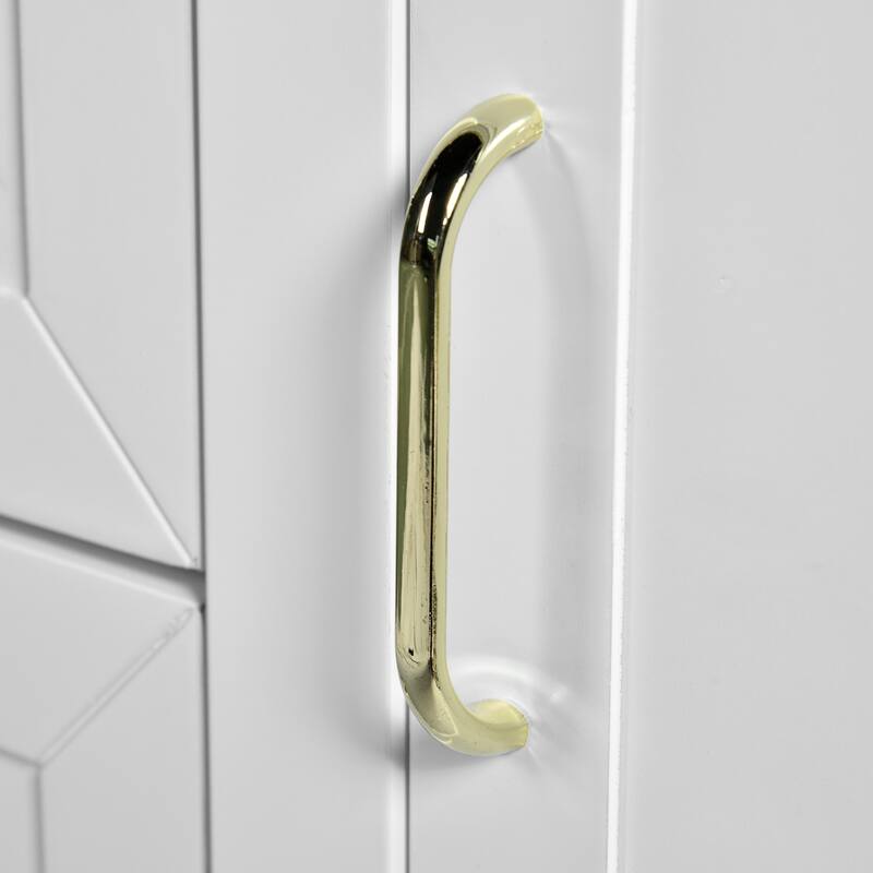 30" Bathroom Vanity with Ceramic Sink, Adjustable Shelf, Soft Close Door, and Three Soft Close Drawers