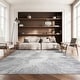 preview thumbnail 1 of 9, SAFAVIEH Tulum Avdotja Modern Abstract Burst Rug - Ivory/Grey - 8' x 10'