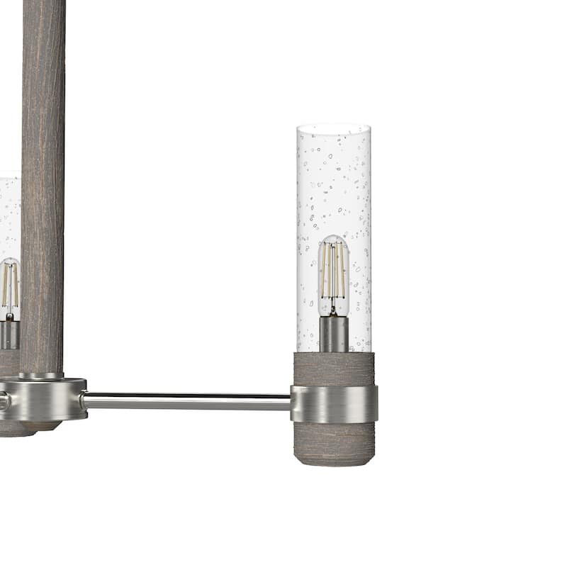 Hunter River Mill Chandelier - Dining Room, Entry - Modern Mountain, Rustic, Round, Industrial
