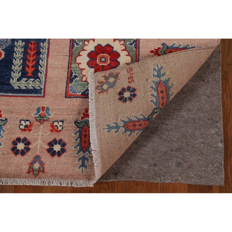Garden Design Kazak Oriental Traditional Wool Area Rug Hand-knotted - 6'8" x 9'11"
