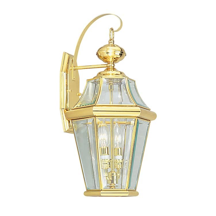 Livex Lighting Georgetown 2 Light 20-3/4" Tall Outdoor Wall Sconce
