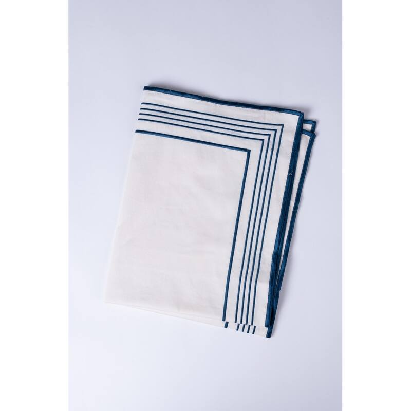 Nell, Cotton Sateen, Adriatic, Duvet Cover