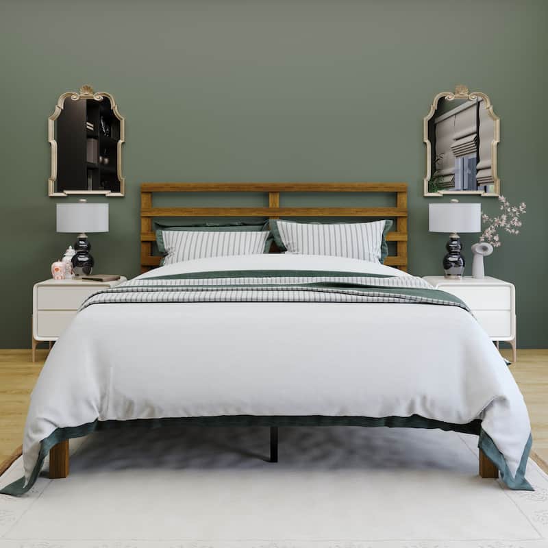 Clayfell Winona Wood Panel Bed - Brown - Full