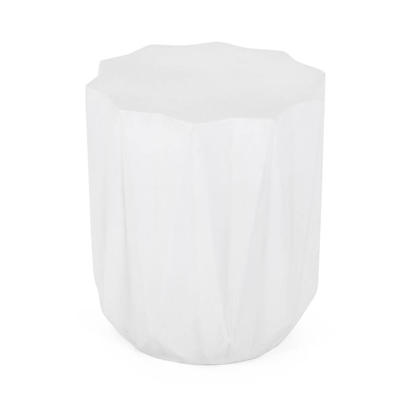 Outdoor LightWeight Concrete Side Table - 18.52