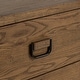 preview thumbnail 8 of 8, Classic Home Kyrie 2-Drawer Oak Veneer Nightstand