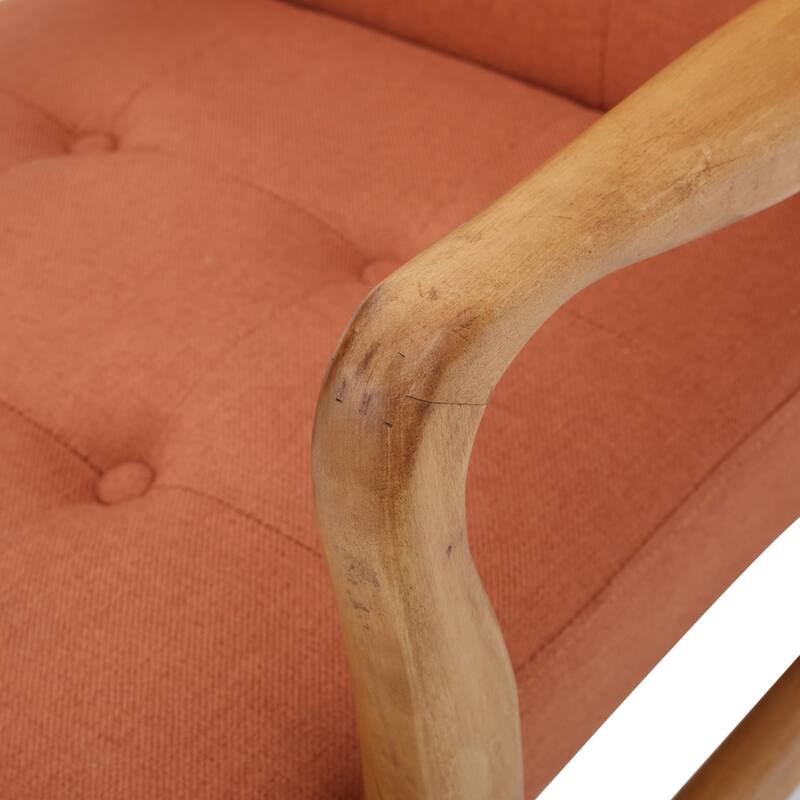 Fabric Mid-Century Club Chair
