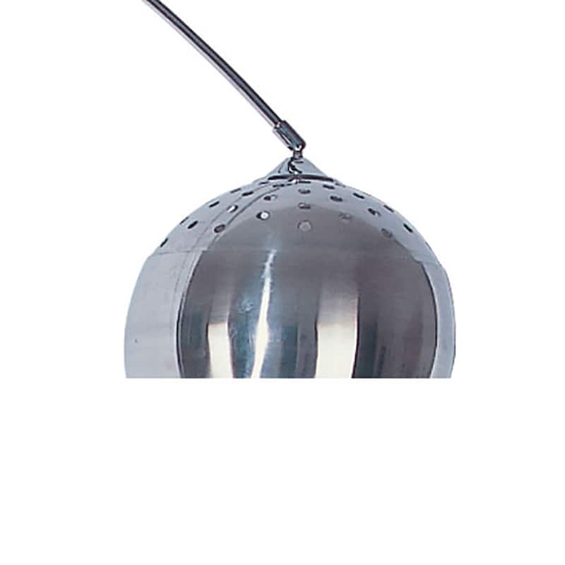Dana Contemporary Chrome Metal Extendable Neck Arch Lamp by Furniture of America