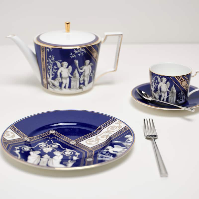 Wedgwood Renaissance Gold Teacup Saucer 8.45oz, Set of 2 - 8.45 oz